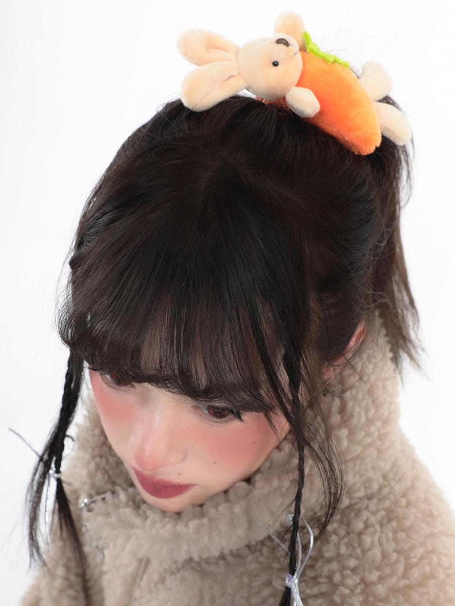 Carrot Rabbit Large Intestine Hair Ring