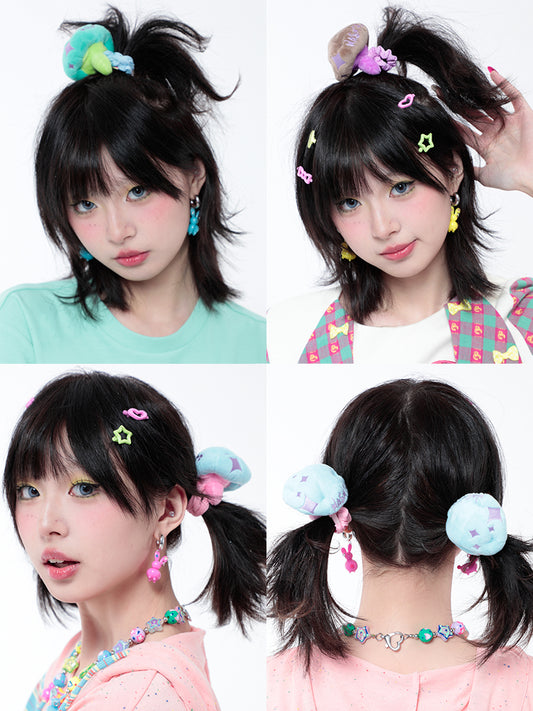 Mushroom hair rings