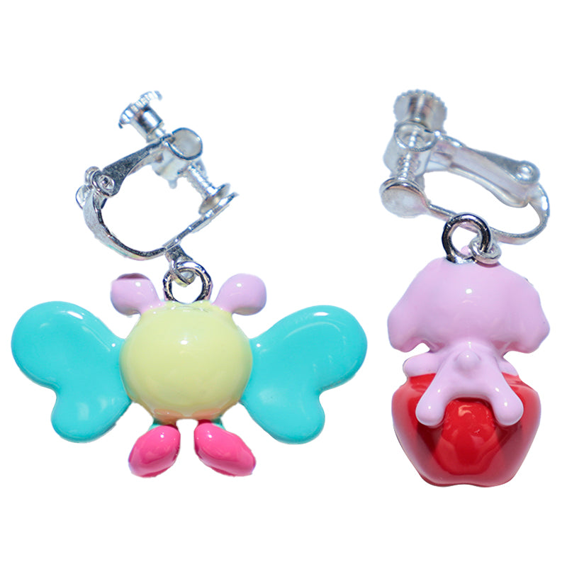 sunonebird co-branded Colourful Cute Cartoon Earrings Necklace