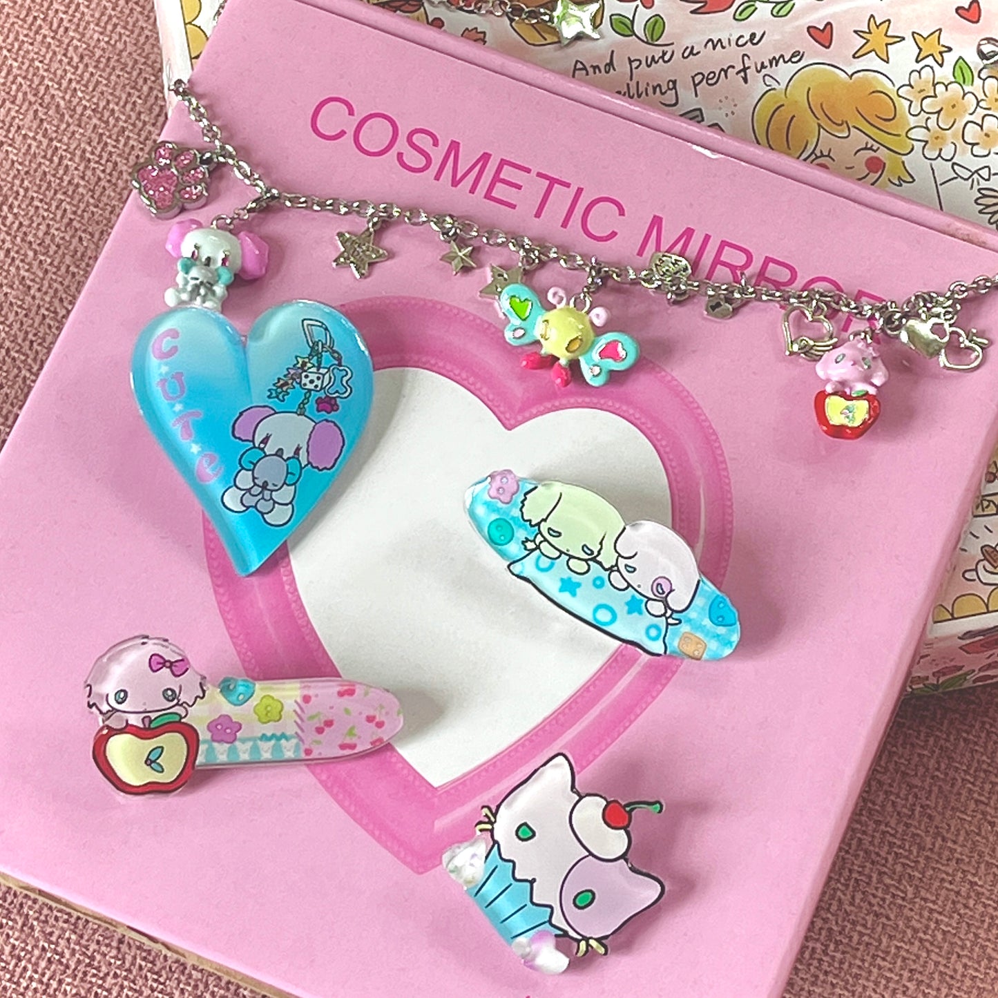 sunonebird co-branded Cake Puppy Love Hair Clip