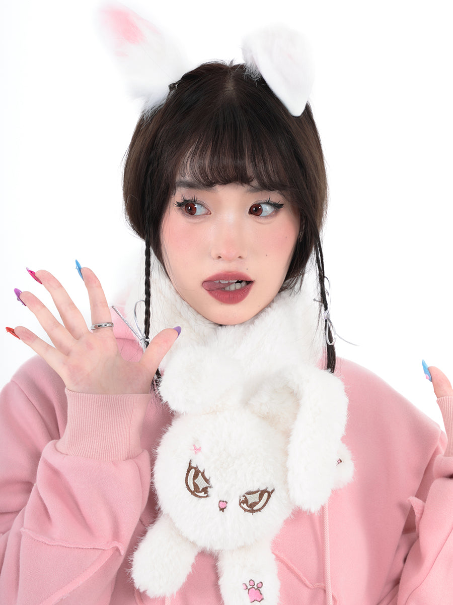 White Rabbit Doll Scarf