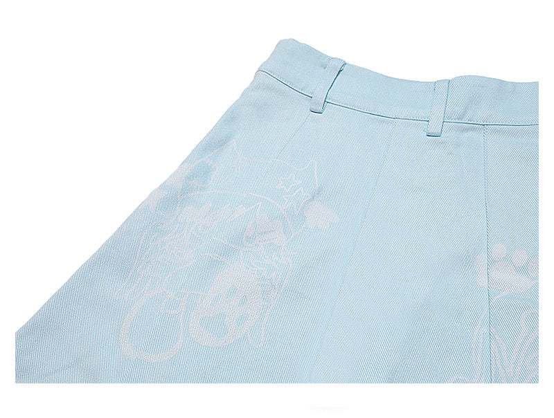 oliwabiu co-branded Japanese jk Pleated Short Skirt