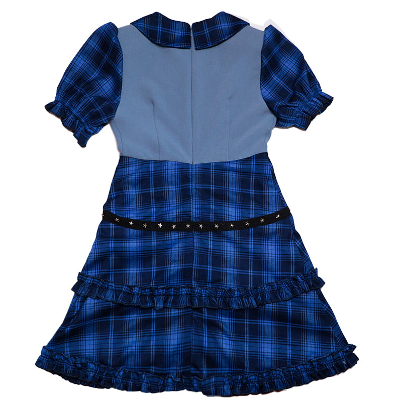 Blue Plaid Cake Dress